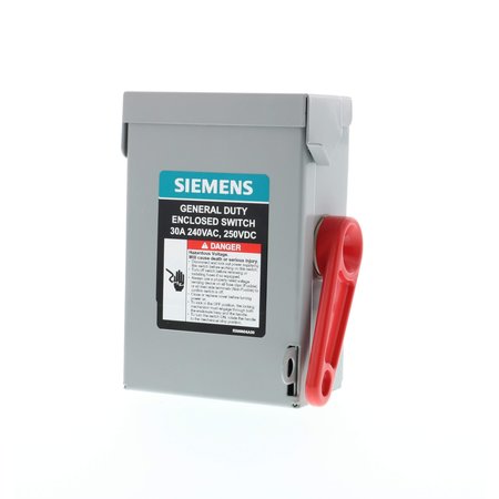 SIEMENS Safety Switch, General Duty, 3 Phase GNF321A