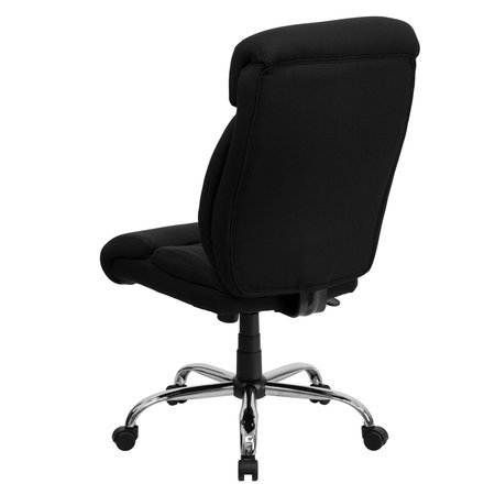 Flash Furniture Fabric Executive Chair, 22 1/2-, No Arm GO-1235-BK-FAB-GG