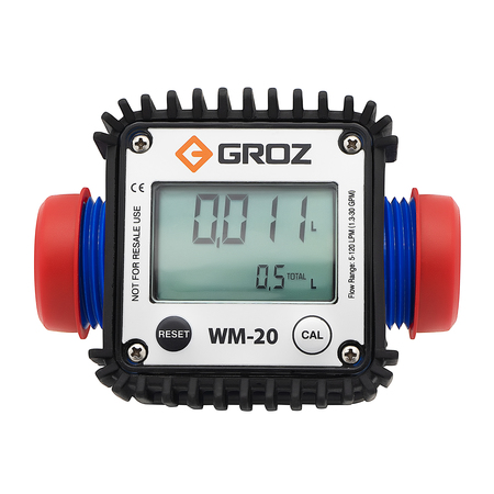 Groz Fuel Meter, Digital Turbine, 1" NPT 45671