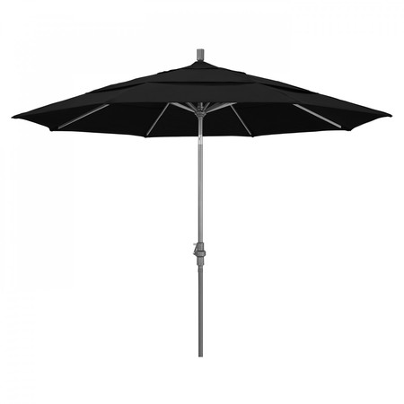 CALIFORNIA UMBRELLA Patio Umbrella, Octagon, 110.5" H, Sunbrella Fabric, Black 194061012840