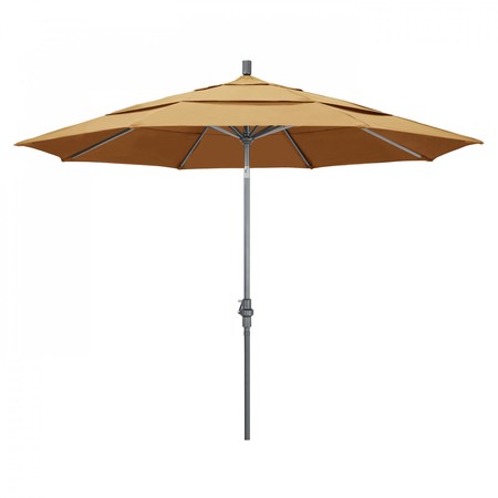 CALIFORNIA UMBRELLA Patio Umbrella, Octagon, 110.5" H, Sunbrella Fabric, Wheat 194061012871