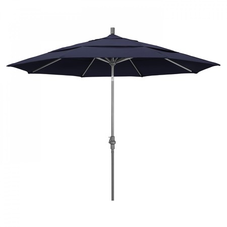 CALIFORNIA UMBRELLA Patio Umbrella, Octagon, 110.5" H, Sunbrella Fabric, Navy 194061012956