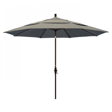 CALIFORNIA UMBRELLA Patio Umbrella, Octagon, 110.5" H, Sunbrella Fabric, Spectrum Dove 194061013564