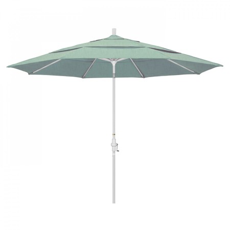 CALIFORNIA UMBRELLA Patio Umbrella, Octagon, 110.5" H, Sunbrella Fabric, Spa 194061014547