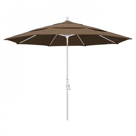 CALIFORNIA UMBRELLA Patio Umbrella, Octagon, 110.5" H, Sunbrella Fabric, Cocoa 194061014608