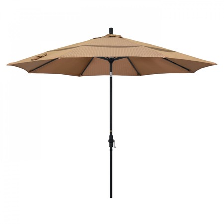 CALIFORNIA UMBRELLA Patio Umbrella, Octagon, 110.5" H, Olefin Fabric, Terrace Sequoia 194061015834