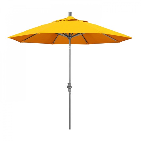 CALIFORNIA UMBRELLA Patio Umbrella, Octagon, 102.38" H, Sunbrella Fabric, Sunflower Yellow 194061016350