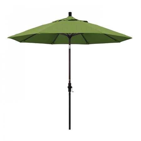 CALIFORNIA UMBRELLA Patio Umbrella, Octagon, 102.38" H, Sunbrella Fabric, Spectrum Cilantro 194061016978