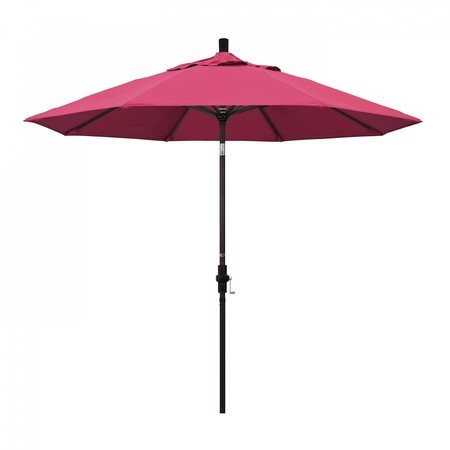 CALIFORNIA UMBRELLA Patio Umbrella, Octagon, 102.38" H, Sunbrella Fabric, Hot Pink 194061017272