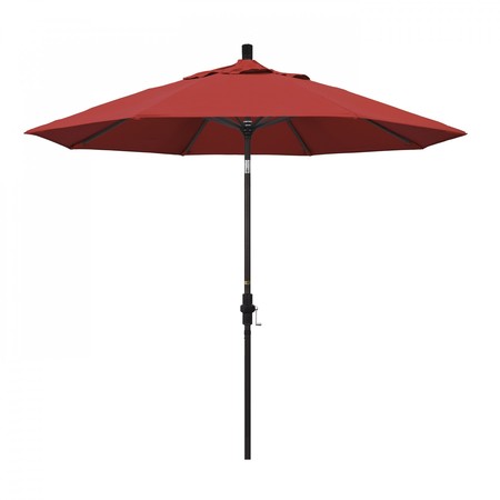 CALIFORNIA UMBRELLA Patio Umbrella, Octagon, 102.38" H, Olefin Fabric, Red 194061017487