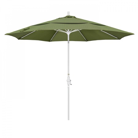 CALIFORNIA UMBRELLA Patio Umbrella, Octagon, 109.5" H, Olefin Fabric, Terrace Fern 194061021965