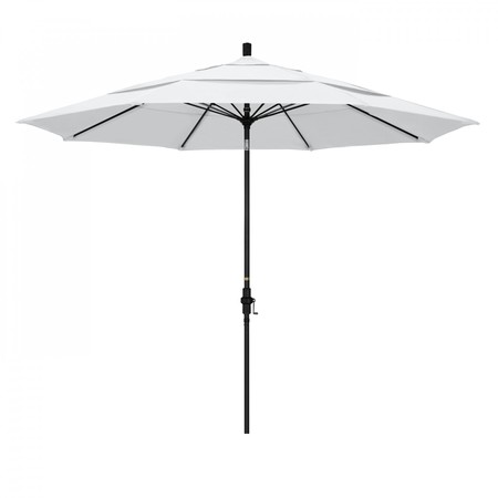 CALIFORNIA UMBRELLA Patio Umbrella, Octagon, 109.5" H, Olefin Fabric, White 194061022634