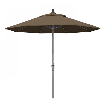 CALIFORNIA UMBRELLA Patio Umbrella, Octagon, 101" H, Sunbrella Fabric, Cocoa 194061024966