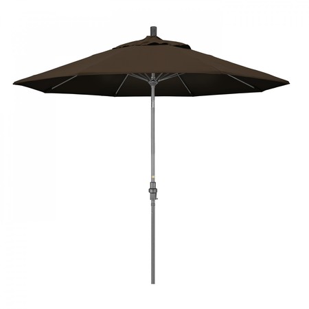 CALIFORNIA UMBRELLA Patio Umbrella, Octagon, 101" H, Pacifica Fabric, Mocha 194061025543
