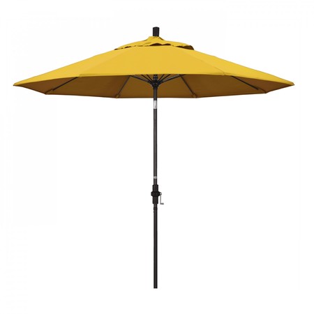 CALIFORNIA UMBRELLA Patio Umbrella, Octagon, 101" H, Pacifica Fabric, Yellow 194061026519