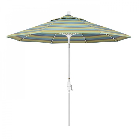 CALIFORNIA UMBRELLA Patio Umbrella, Octagon, 101" H, Sunbrella Fabric, Astoria Lagoon 194061026946