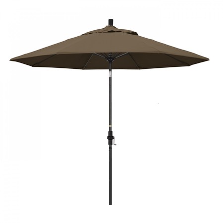 CALIFORNIA UMBRELLA Patio Umbrella, Octagon, 101" H, Sunbrella Fabric, Cocoa 194061027660