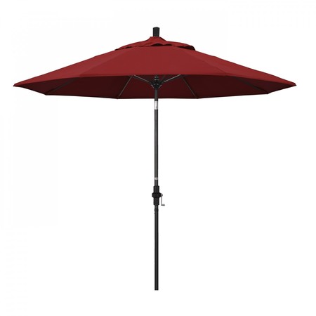 CALIFORNIA UMBRELLA Patio Umbrella, Octagon, 101" H, Pacifica Fabric, Red 194061028155