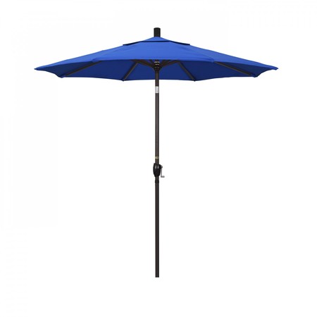 CALIFORNIA UMBRELLA Patio Umbrella, Octagon, 95.5" H, Olefin Fabric, Royal Blue 194061029800