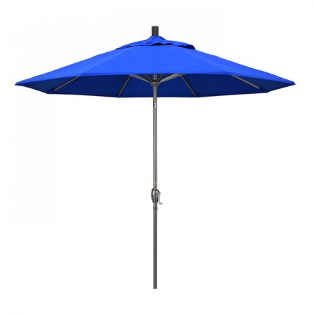 CALIFORNIA UMBRELLA Patio Umbrella, Octagon, 101" H, Sunbrella Fabric, Pacific Blue 194061031988