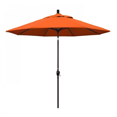 CALIFORNIA UMBRELLA Patio Umbrella, Octagon, 101" H, Sunbrella Fabric, Melon 194061033005