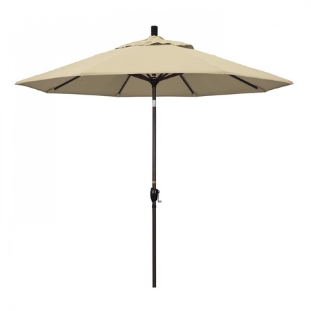 CALIFORNIA UMBRELLA Patio Umbrella, Octagon, 101" H, Sunbrella Fabric, Beige 194061033036