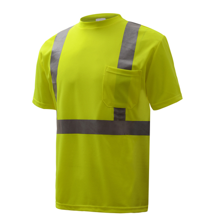 GSS SAFETY Moisture Wicking Shrt Slv Safety T-Shirt 5001-TALL 2XL