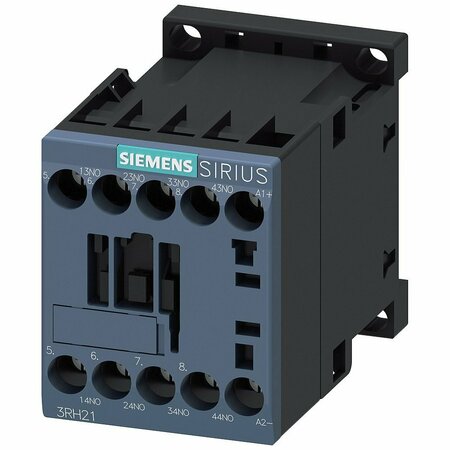 Siemens IEC Control Relay, 4NO, 24VDC, 10A 3RH21401BB40