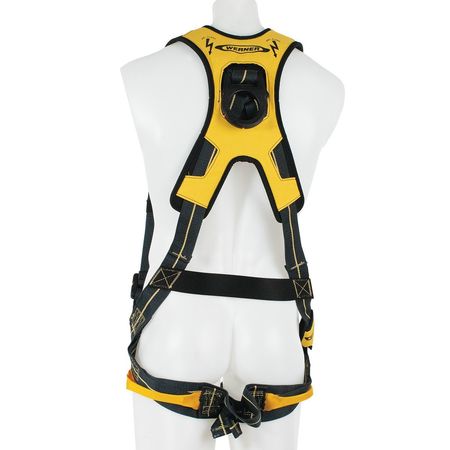 Werner Arc Flash Harness, Pass Through Leg, XL H914004