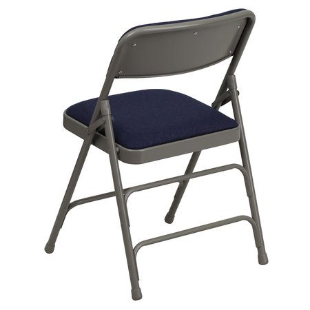 Flash Furniture Fabric Folding Chair, Navy, 1" Padded Seat HA-MC309AF-NVY-GG