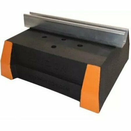 ANVIL H Block Support, 12"Lx12"W Base, 5.63"H HB MEGA W/CHANNEL - HB MEGA-12-H-132-PG