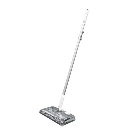 BLACK & DECKER 50 Minute Powered Floor Sweeper - Powder White HFS115J10