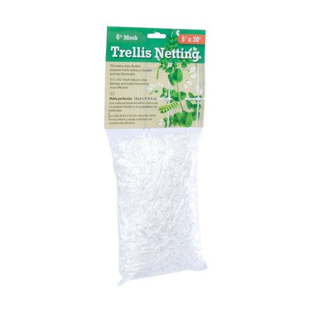 HYDROFARM Trellis Netting 3.5" Mesh, woven, 5Ft. x HGN15S