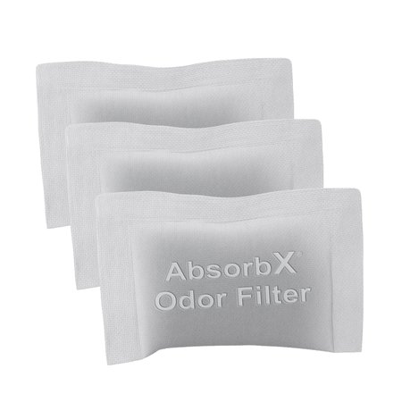 HLS COMMERCIAL 3-Pack Compact Odor Filters for Trash Can HLS08CF3