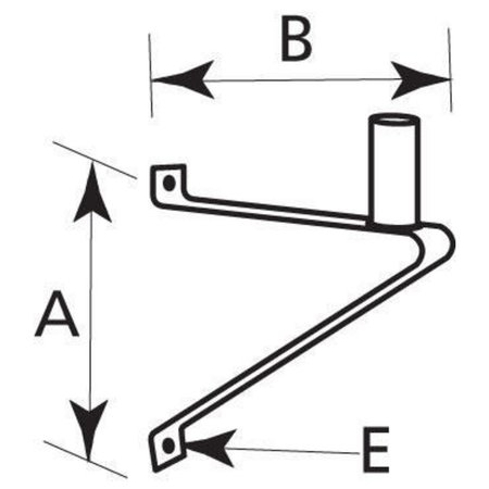 EXO Outdoor Accessory, Wall/Pole Bracket 4041