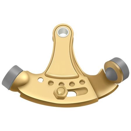 Deltana Hinge Pin Stop, Hinge Mounted, Adjustable Lifetime Brass HPA69CR003