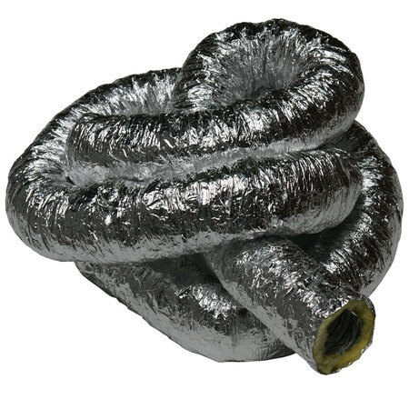 Rubber-Cal "HVAC Insulated-Flex Ducting" Ventilation Duct Hose - 12-Inch by 25-Feet 01-194