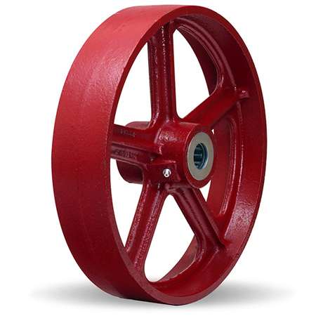 HAMILTON Metal Wheel, 12X2-1/2 1-1/4Rlb W-1225-M-1-1/4