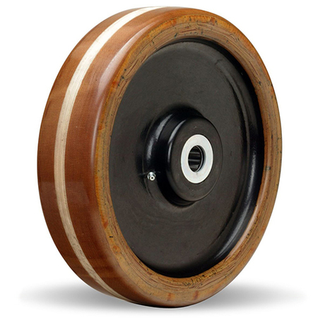 HAMILTON Plastex Wheel, 12X3 1-1/4Rb Laminated Trd W-1230-LP-1-1/4