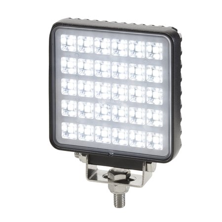 FEDERAL SIGNAL ICON Series Work Light, 4.3-inch, 2700 Lumen, Square ICS43-SQ