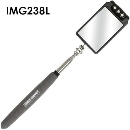 MAG-MATE Telescoping Glass Inspection Mirror with IMG238L