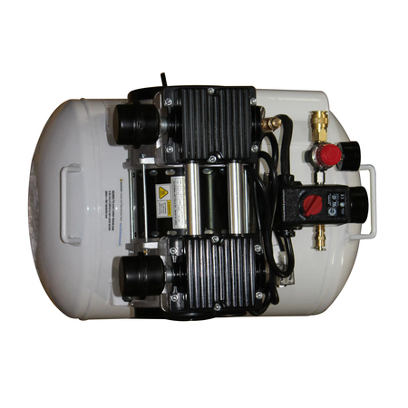 California Air Tools Ultra Quiet Oil-Free Hrzntl Air Compressor, 10Gal, 2HP CAT-10020CHAD