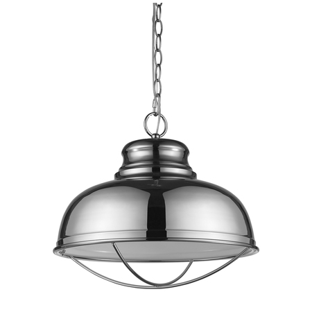 ACCLAIM LIGHTING Ansen 1-Light Pendant Polished Nickel IN11175PN