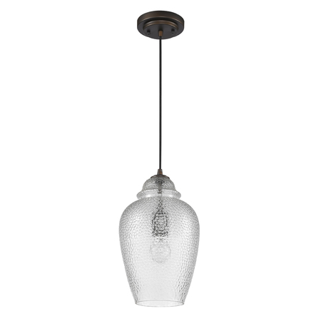 ACCLAIM LIGHTING Brielle 1-Light Pendant, Height: 13-1/4" IN31191ORB