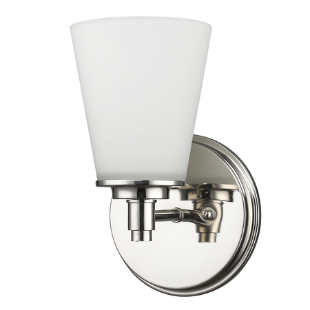 ACCLAIM LIGHTING Conti 1-Light Sconce Polished Nickel IN41340PN