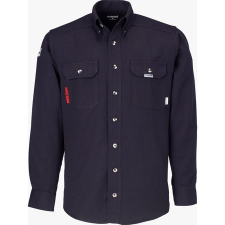 LAKELAND Westex DH FR Shirt, Navy, 2X ISH65DH13-2X