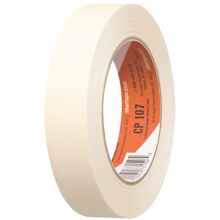 Shurtape Painters Masking Tape, Natural, Dia, PK36 CP 107