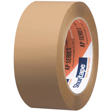 Shurtape Carton Sealing Tape, 48mm x 100m, Tan, PK36 AP 201