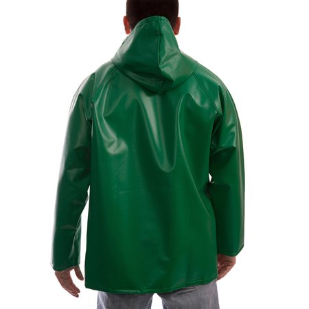 Tingley Safetyflex Flame Resistant Rain Jacket, Green, XL J41108