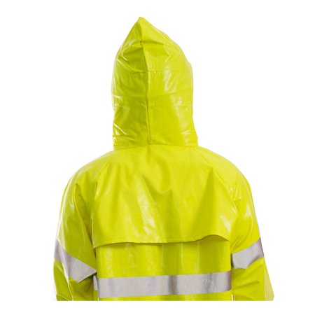 Tingley ComfortBrite Flame Resist Rain Jacket, Yellow/Green, M J53122